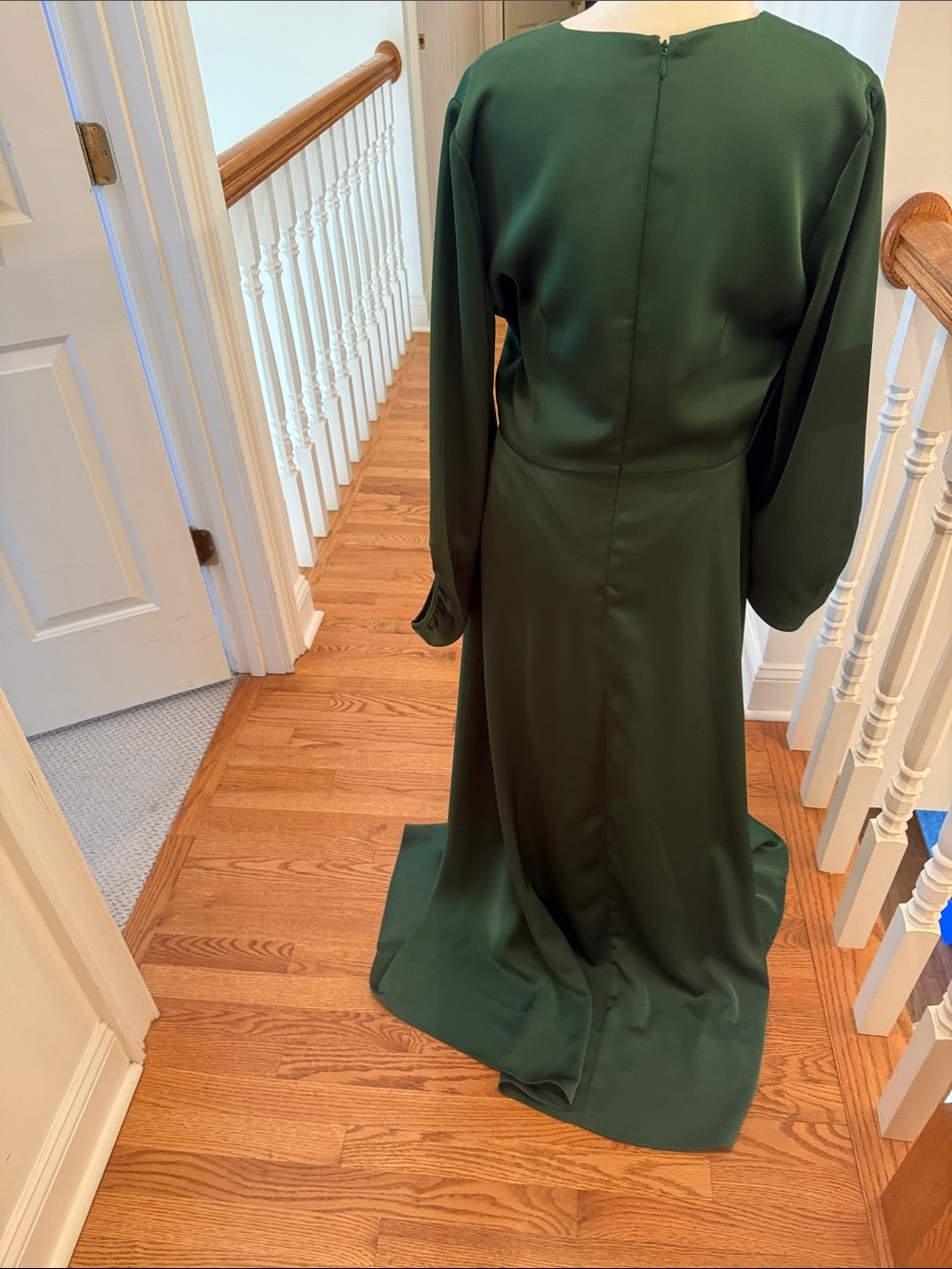 Sachin + Babi Emerald Green  Long Sleeve Maxi Gown THE JENNY DRESS - Picture 7 of 9